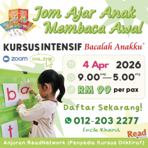 kursus intensif Bacalah Anakku-4 Apr 2026