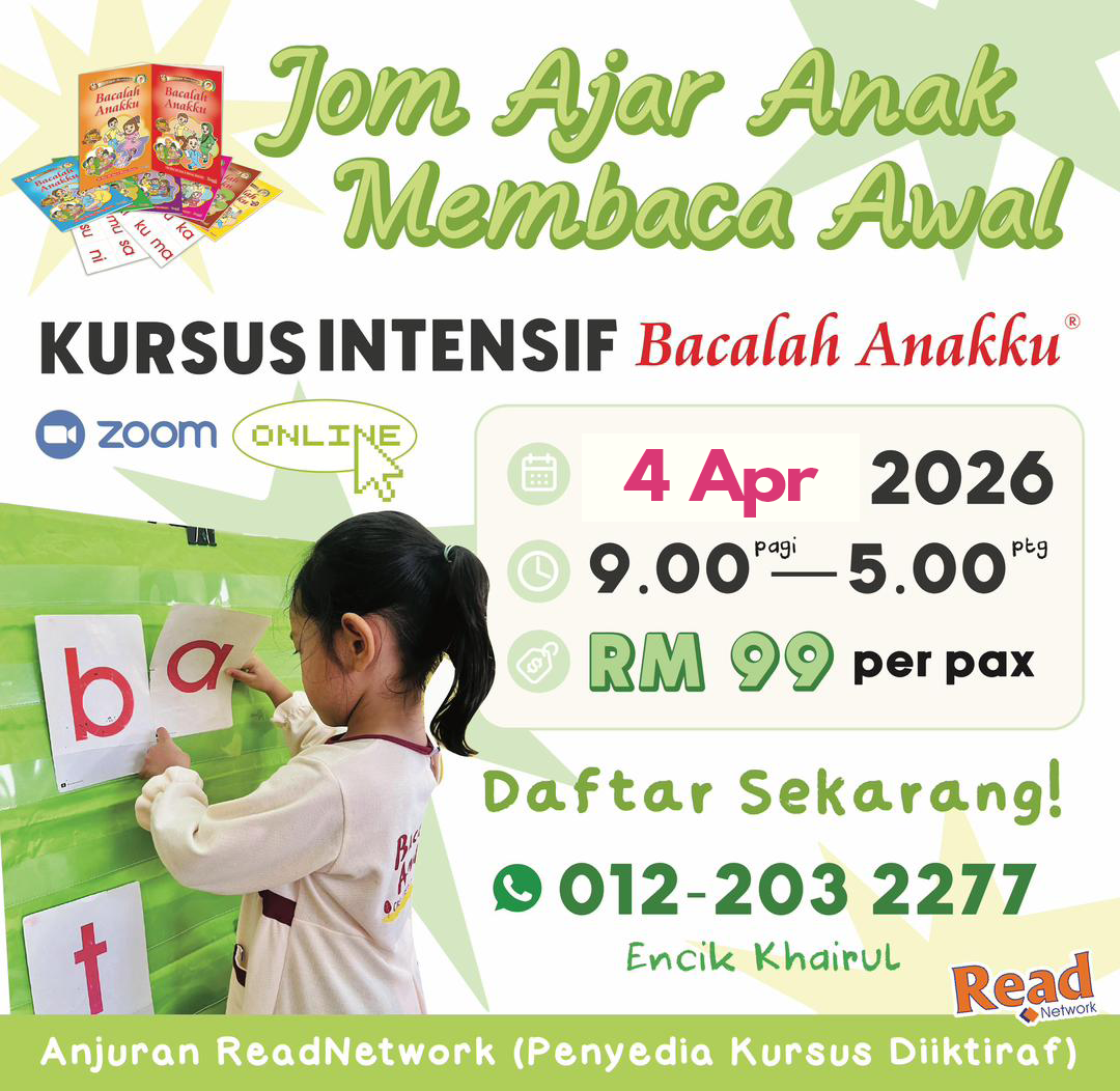 kursus intensif Bacalah Anakku-4 Apr 2026