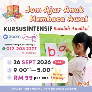 kursus intensif Bacalah Anakku -26 September 2026